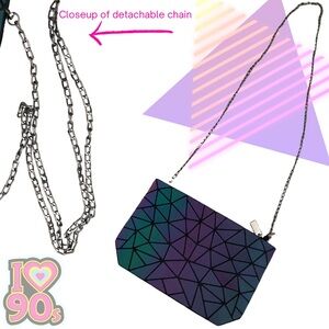 Totally 90s | Holographic Crossbody Handbag Purse- Unbranded